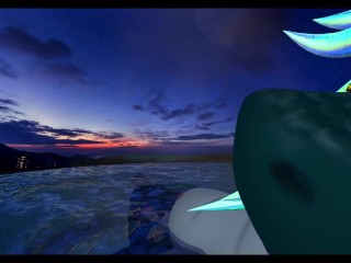 Let me suck your cock and then we'll cuddle in the hot tub