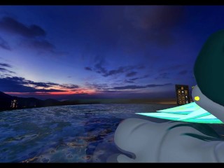 Let me suck your cock and then we'll cuddle in the hot tub