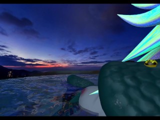 Let me suck your cock and then we'll cuddle in the hot tub