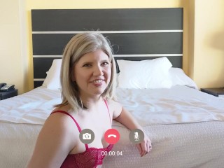 JOI and Cum Eating Instructional Video Call While I Fuck My Bull - Housewife Ginger