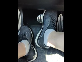 Hard Pedal pumping in my sketchers sneakers