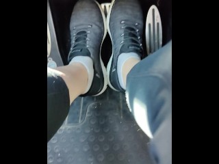 Hard Pedal pumping in my sketchers sneakers