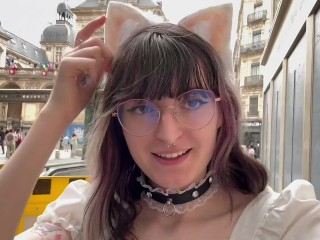 Vlog à Lyon | Daddy defonce la chatte de sa petite salope de Neko girl