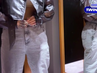 PUBLIC I bought Vans sneakers for the bitch and she paid me with a blowjob in the dressing room