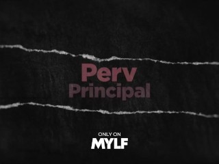 The Perv Principal Simply Can’t Have The MYLF PE Coach Fucking Students Behind His Back