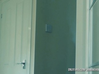 Naughty Stepdaughter Ep. 15 Pt 1 - Stepdaughter watches them fucking