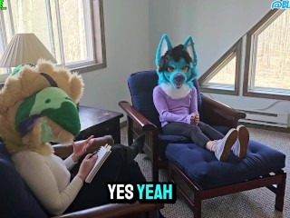 Getting My Cocked Milked By Therapist With Big Tits And Fat Ass RAW!! [Furry/Mursuit Porn]