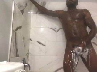 Baltimore BBC in shower, 🥜 at the end DMV