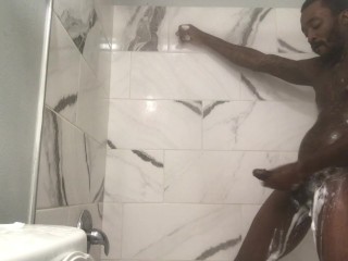Baltimore BBC in shower, 🥜 at the end DMV