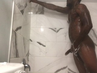 Baltimore BBC in shower, 🥜 at the end DMV