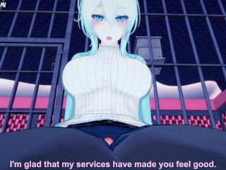 Yukino Mifuyu from Hitozukiai Ga Nigate Gives You A Footjob Hentai POV