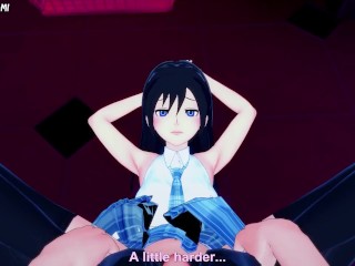 Xion from Kingdom Hearts Gives You A Footjob Hentai POV