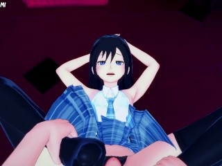 Xion from Kingdom Hearts Gives You A Footjob Hentai POV