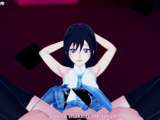 Xion from Kingdom Hearts Gives You A Footjob Hentai POV