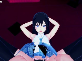 Xion from Kingdom Hearts Gives You A Footjob Hentai POV