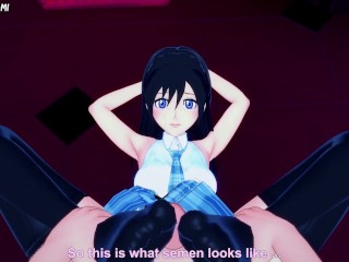 Xion from Kingdom Hearts Gives You A Footjob Hentai POV