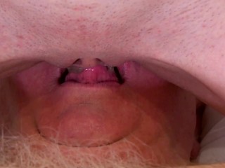 Super sexy young blonde has hardcore sex with her older husband and she swallows his cum