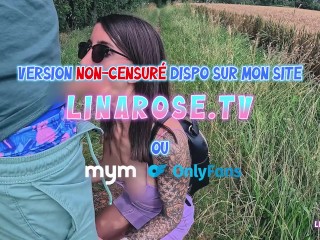 💦 Énorme Éjac Facial en Exhib ! 😱 Vlog LinaRoseTV 🇫🇷