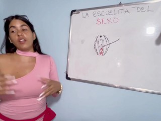 The teacher of sex episode two - teaching how to suck tits, homemade sex.