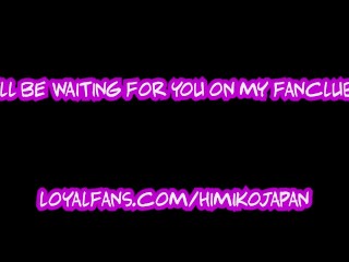 Japanese girl masturbating with GLOWSTICKS