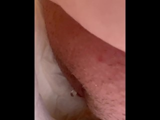 Peeing my diaper POV from inside!