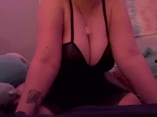 Sexy Pleather Fun with a Spicy Redhead!