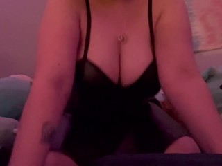 Sexy Pleather Fun with a Spicy Redhead!