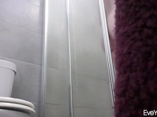 College Dorm Shower Voyeur