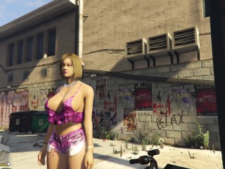 GTA V Nude Mod Installed Game Play [Part 0] - New Sexy Girl Testing [18+] New nude Characters