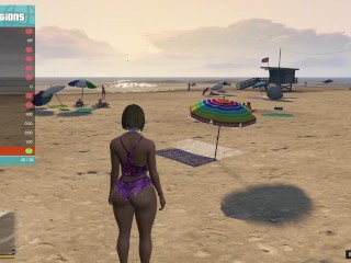 GTA V Nude Mod Installed Game Play [Part 0] - New Sexy Girl Testing [18+] New nude Characters