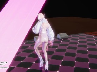 [MMD] Overdose Seraphine Sexy Hot Dance League of Legends Uncensored Hentai