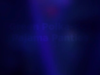 Green Polka dot Pajama Panties - Brittany Andrews