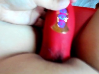 【オナニー実況】「うわ何このきったねぇ汁・・・」おもちゃでクリトリスオナニーでイク。