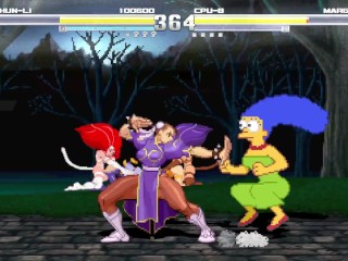 Chun li vs Marge (Mugen)