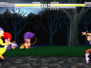 Chun li vs Marge (Mugen)
