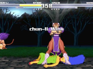 Chun li vs Marge (Mugen)