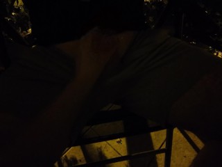 My first time with a stranger and I couldn't resist and invite him inside of me