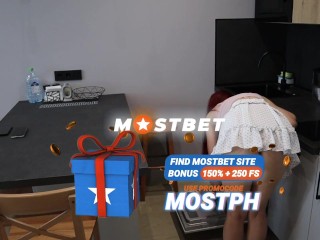 Lustful stepdaughter pretended to be my wife to get a dick and cum in the ass