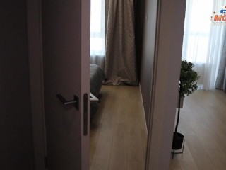 Lustful stepdaughter pretended to be my wife to get a dick and cum in the ass