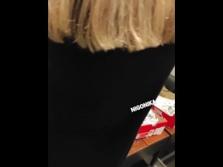 Gave a blowjob in the locker room of a NIKE store for new sneakers - nigonika