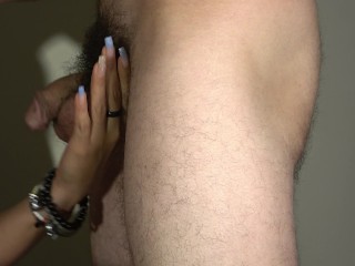 This is how a unawake cock become into a big veiny cock using a powerful ring vibrator.  Deepthroat