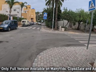 Horny Cat Costume with Butt Plug Tail Public Challenge