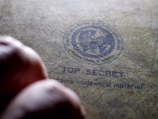 Leather spy spiked captured & bound