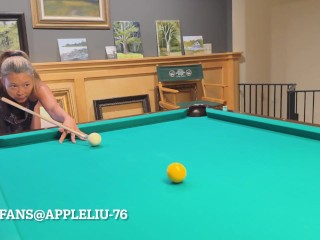 sexy ass asian milf fucked over a pool table OnlyFans @ Appleliu-76