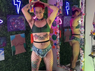 HUGE Dildo BJ on Mirror JOI and Cum Countdown