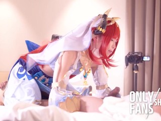 【Genshin Impact】🧡Nilou Cosplayer get Fucked, Asian Hentai Cosplay 5