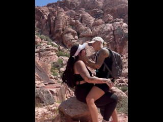 I stop to makeout with my hot gf on the hiking trail