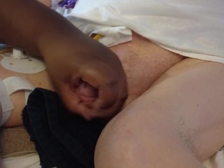 Disabled man gets second hand job of the day from friend/caregiver