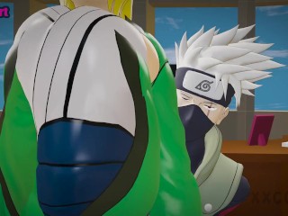 NARUTO NEXT GENERATIONS Hentai - Tsunade sex with Kakashi Hatake