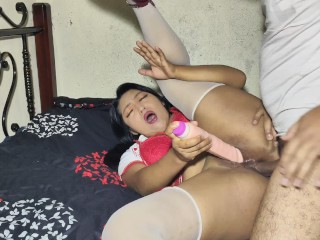 Nurse gives penis therapy with her ass hole